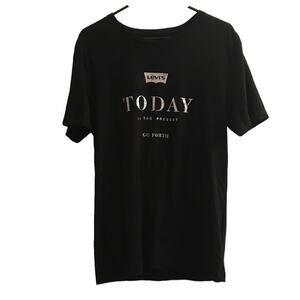 Levi's Today Is The Present Go Forth T-shirt Size Medium